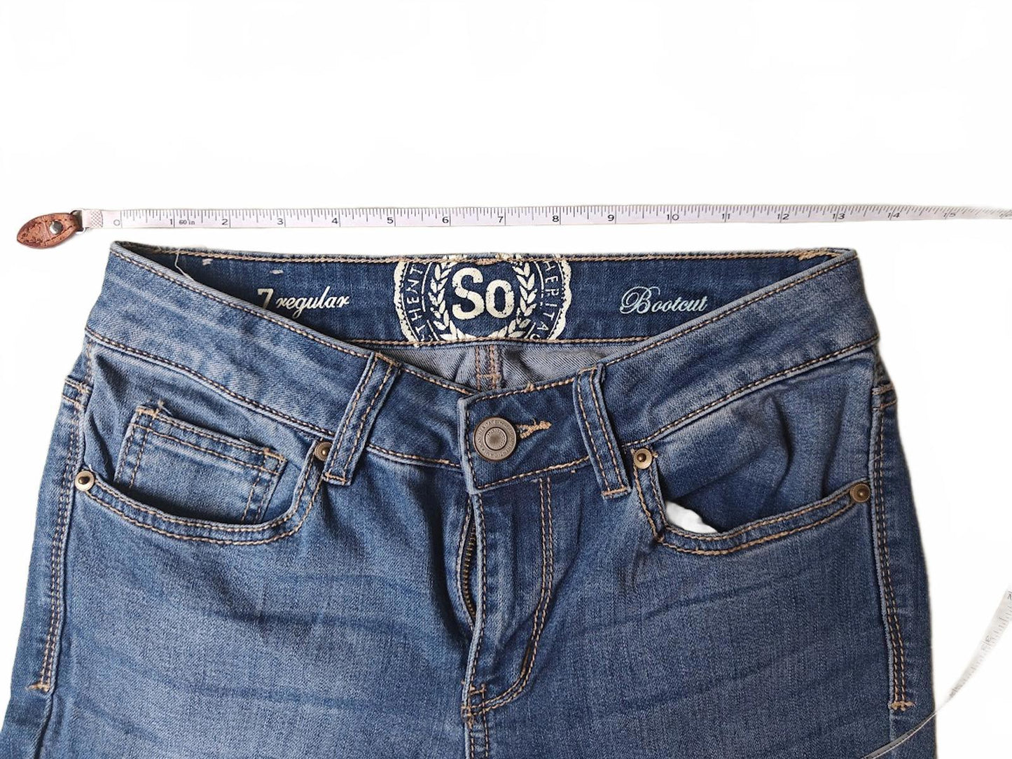 So Brand Bootcut Medium Wash Jeans - Size 7