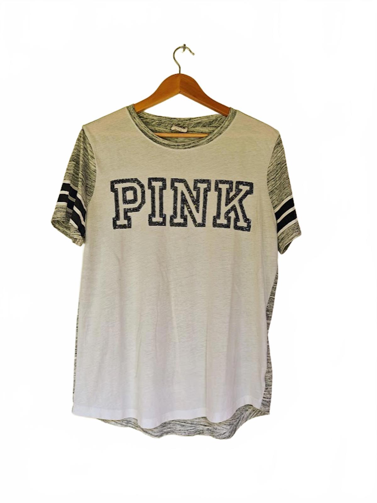 Victoria’s Secret Pink Sequin Jersey Tee - Size L