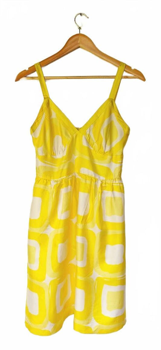 Banana Republic Yellow Silk Dress - Size 0