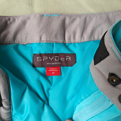 Spyder Youth XS Ski Snow Pants Aqua Blue NWT Insulated Waterproof