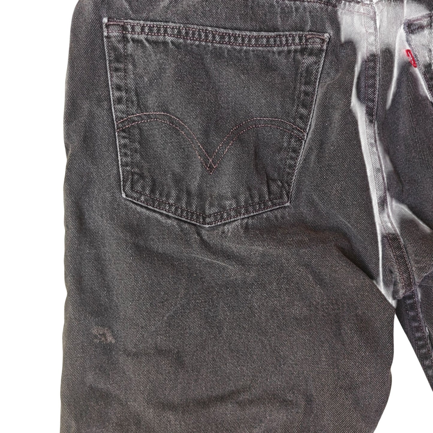 Levi’s 505 Regular Fit Black Jeans Men’s 38x30 Straight Leg Classic Denim