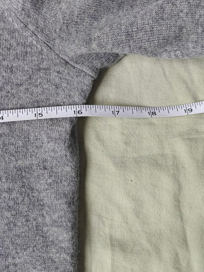 Gray Cashmere Turtleneck Sweater - Size XS