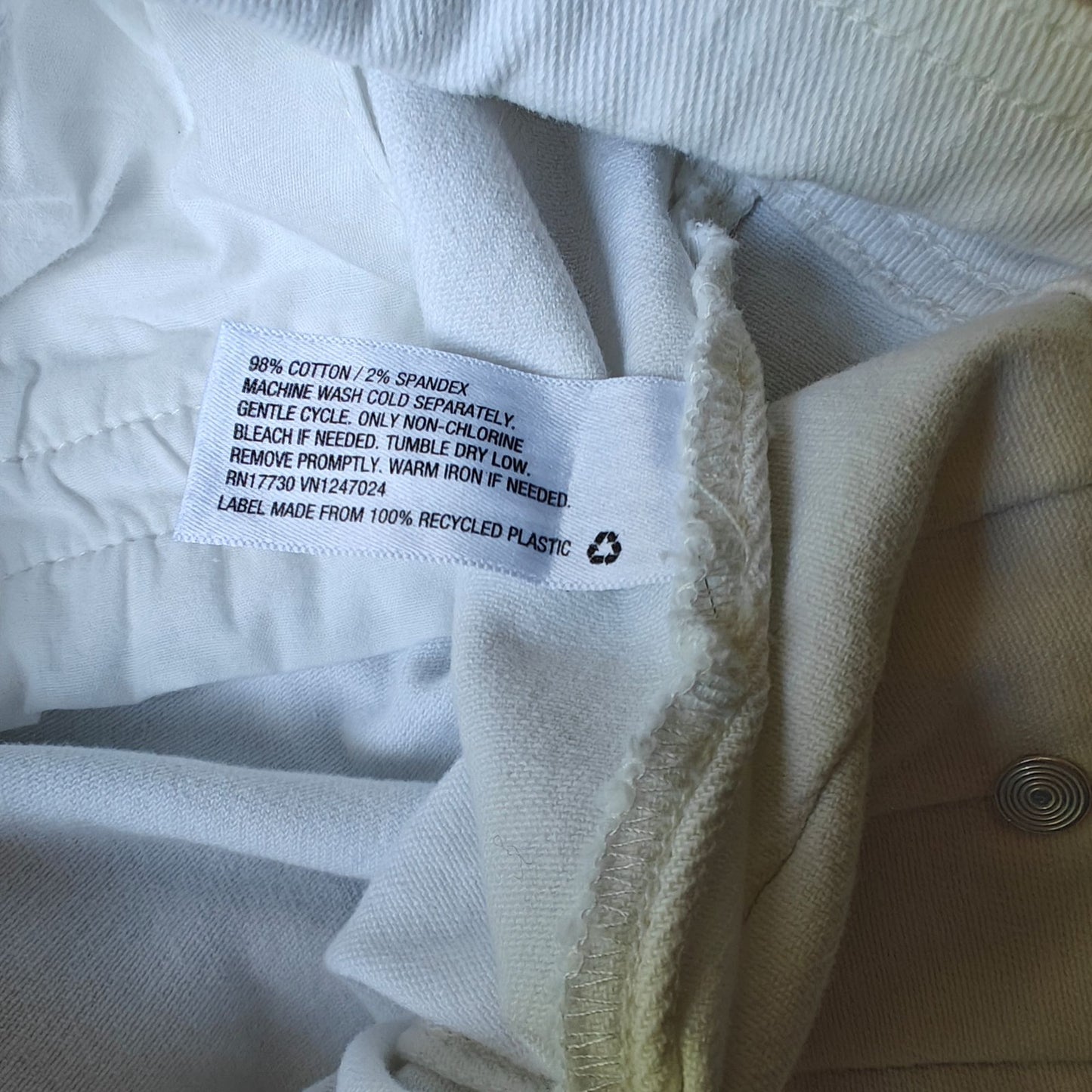 Victor Glemaud White High Rise Wide Leg Flare Jeans Women’s Size 4