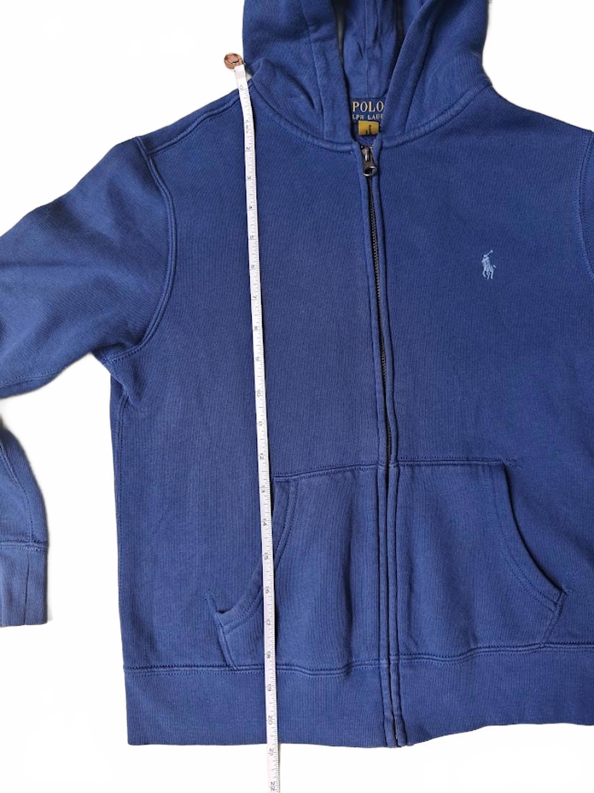 Polo Youth Zip Up Hoodie in Royal - Size M