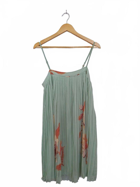 Forever 21 Mint Pleated Mini Dress