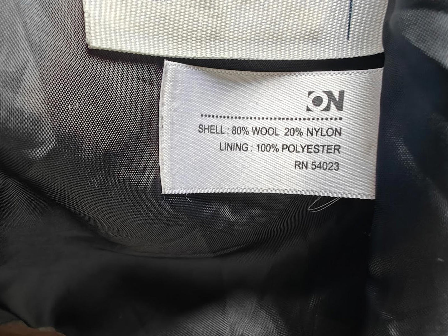 Old Navy Gray Wool Blend Coat Women’s Size XL