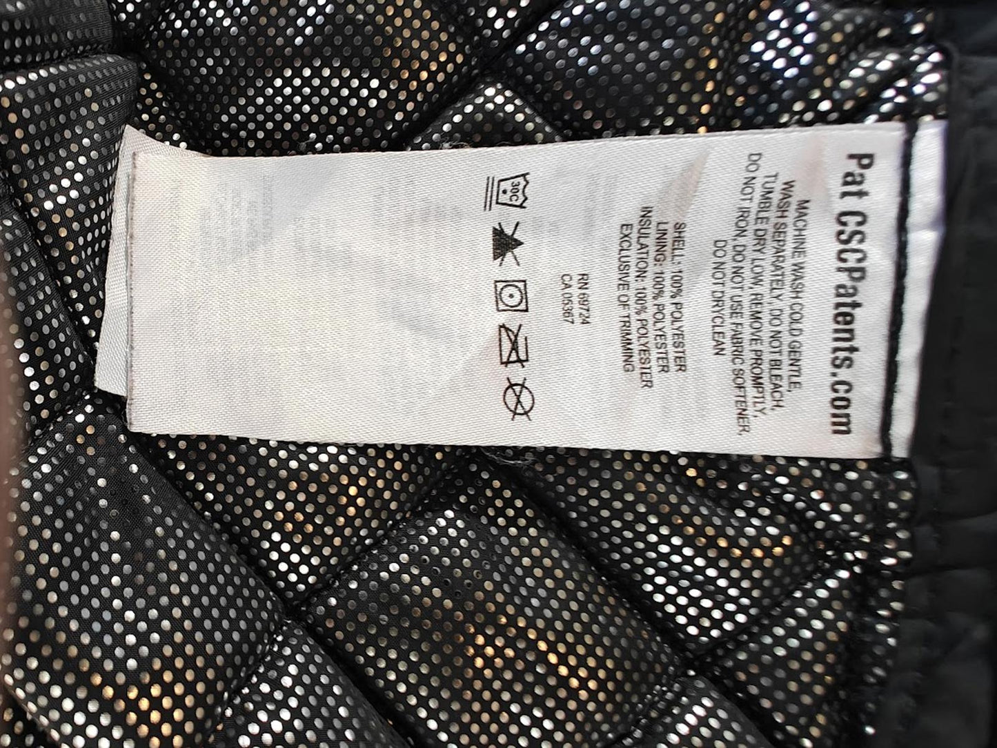 Columbia Omni Heat Black Quilted Jacket - Size XS