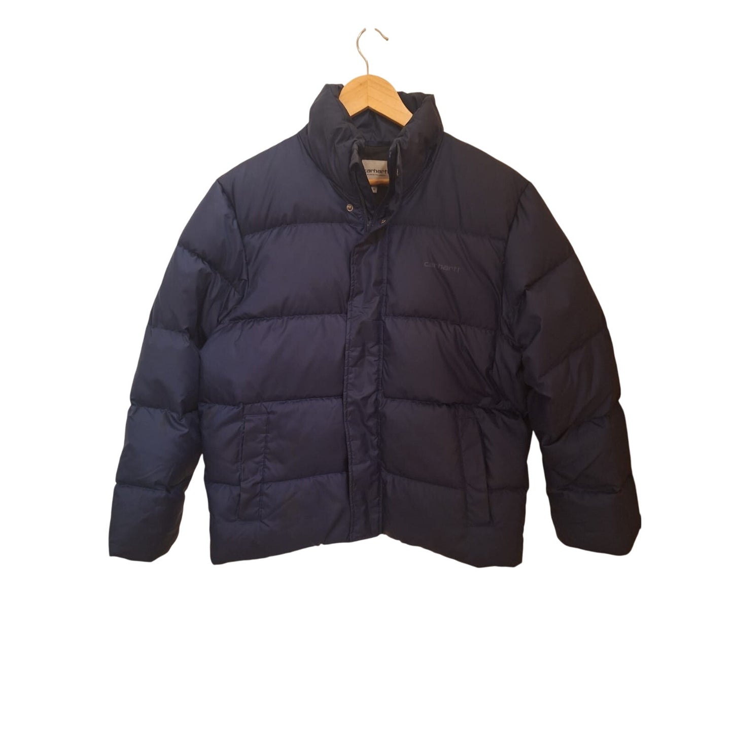 Carhartt WIP Navy Puffer Jacket Men’s Small – Quilted Insulated Coat