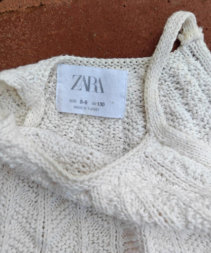 Zara Kids Crochet Crop Tank - Size 8-9