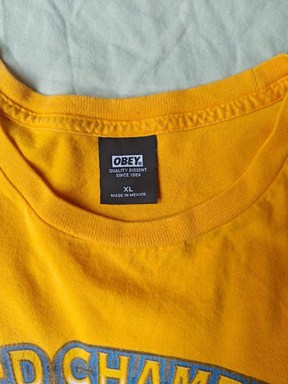 Obey Golden State Warriors World Champs 2022 Tee - Size XL