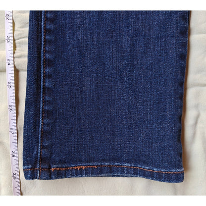 Levi’s 505 Women’s Straight Jeans Dark Wash Stretch Denim Size 6S