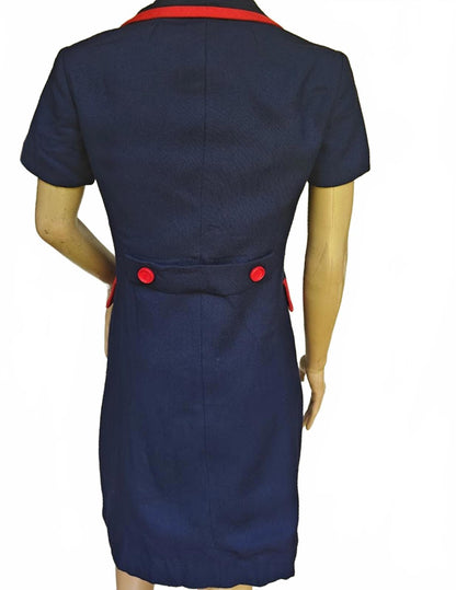 Vilano Vintage 60s Double Breasted Dress