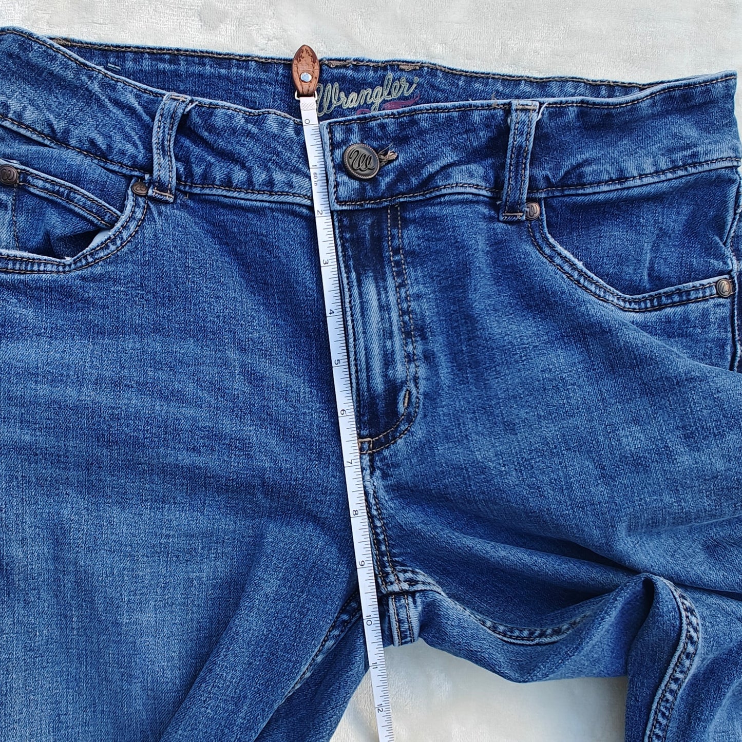 Wrangler Bootcut Jeans Women’s 11 x 32 Medium Wash Stretch Denim