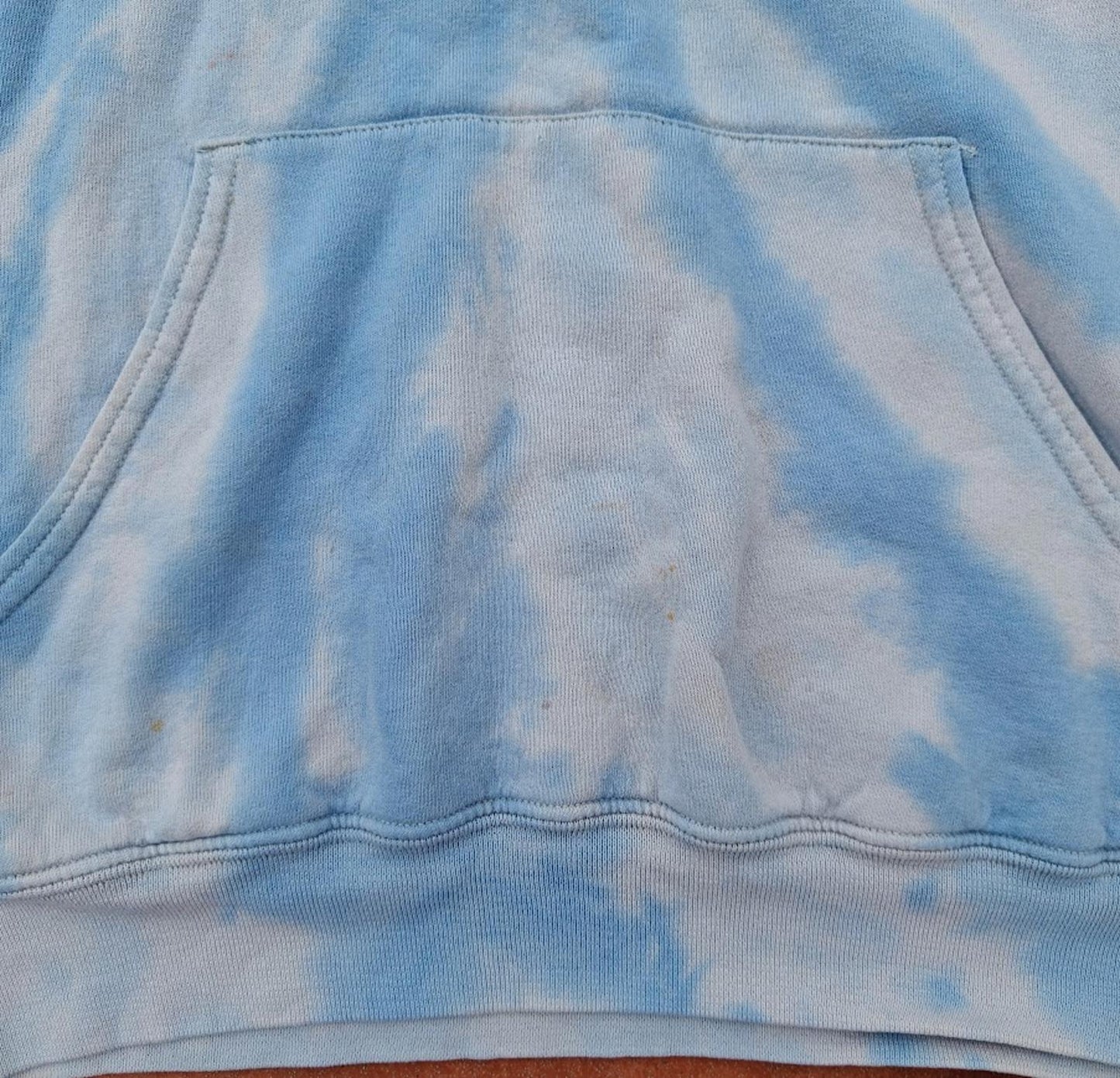 Artist Union Tie Dye Hoodie Blue Floral Cherry Blossom Graphic Streetwear
