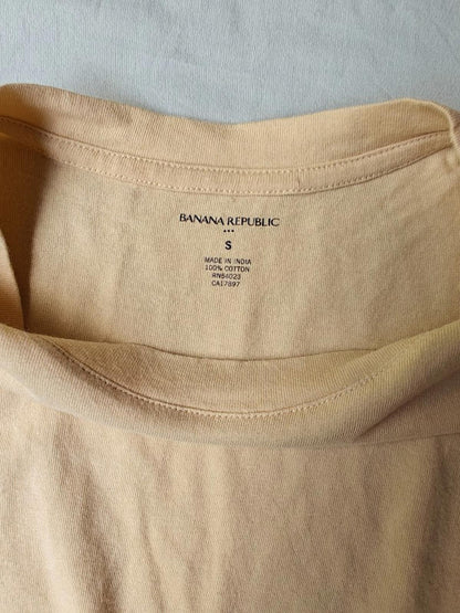Banana Republic Yellow Dolman Sleeve Tee - Size S