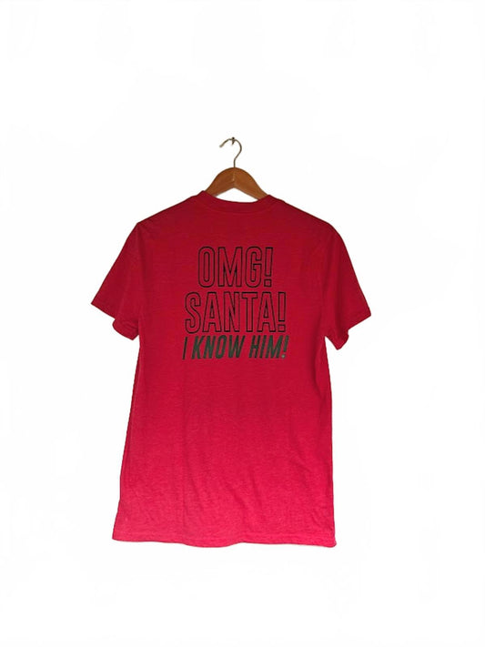 Elf Movie OMG Graphic T-Shirt Christmas Holiday Tee