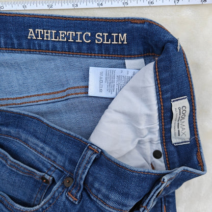 Madewell Men’s Athletic Slim Jeans W32 L30 Blue CoolMax Stretch Denim