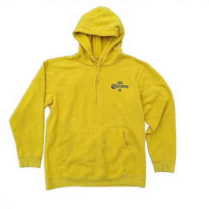 Corona x Primitive Skateboards Mustard Yellow Graphic Hoodie Men’s M