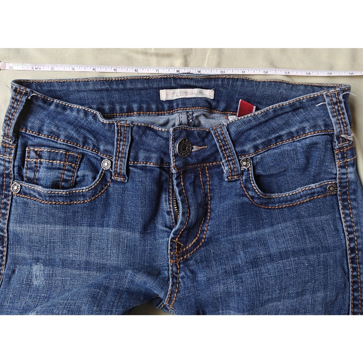 Stetson women’s bootcut jeans size 10 Long dark wash western denim