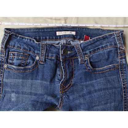 Stetson women’s bootcut jeans size 10 Long dark wash western denim