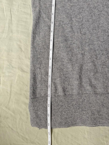 Gray Cashmere Turtleneck Sweater - Size XS