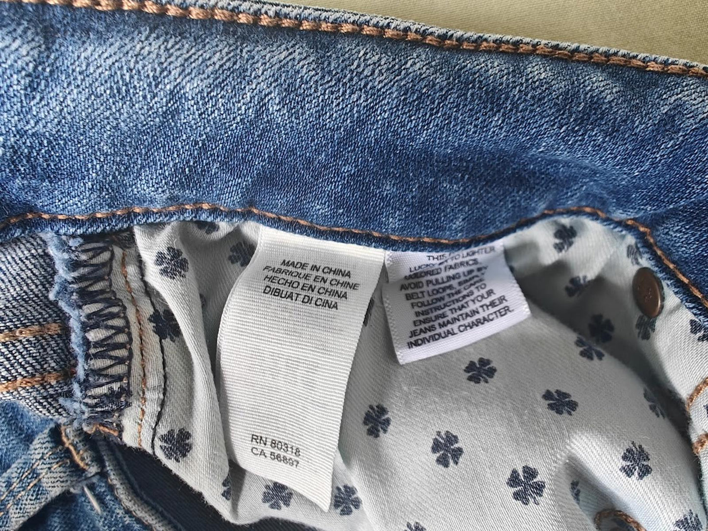 Lucky Brand Hayden Skinny Size 14/32A
