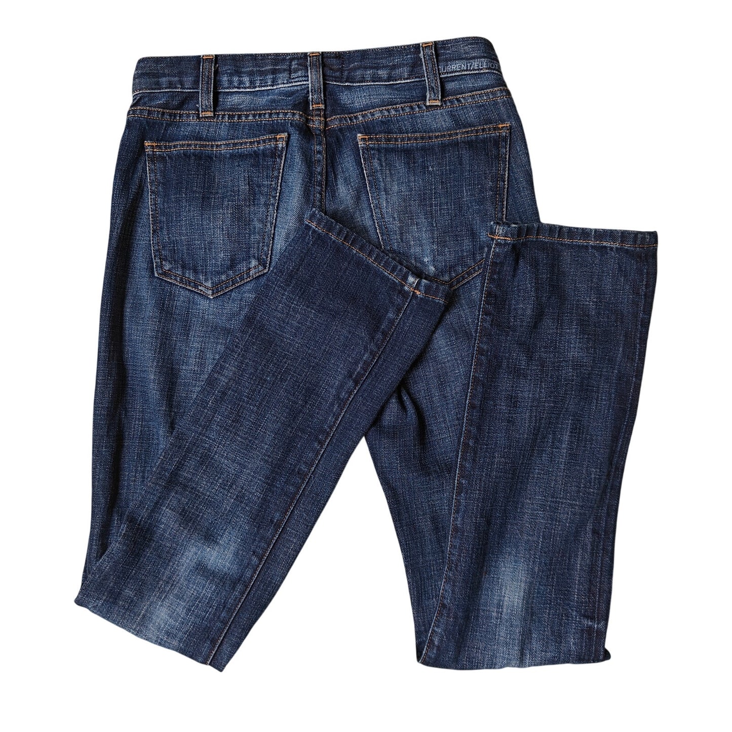 Current/Elliott Blue Skinny Jeans Women’s 29 Distressed Wash Classic Denim