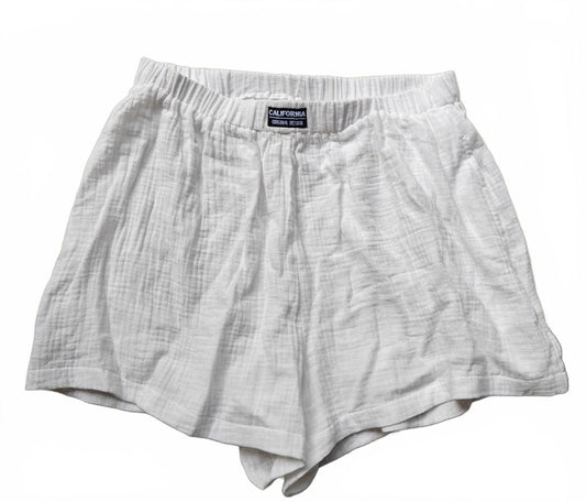 Cupshe White Cotton Lounge Shorts Women’s - Size L