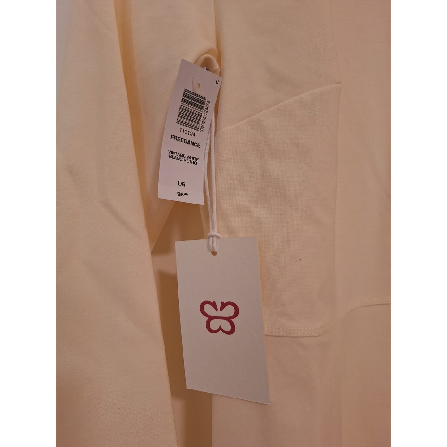 Sunday Best Freedance Mock Neck Mini Dress NWT L Vintage White Aritzia