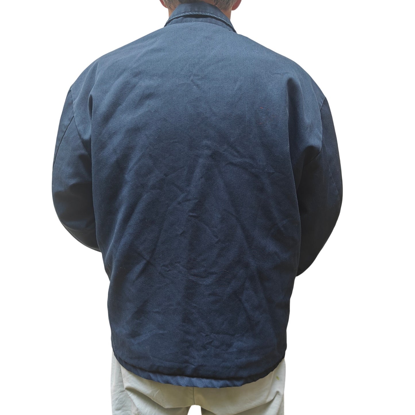 Vintage Red Kap Workwear Jacket XL RG Navy Blue Quilted Lining Made in USA