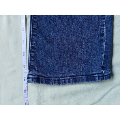 Levi's 505 Straight Leg Jeans Blue Denim Classic Fit Zip Fly 5-Pocket Size 4
