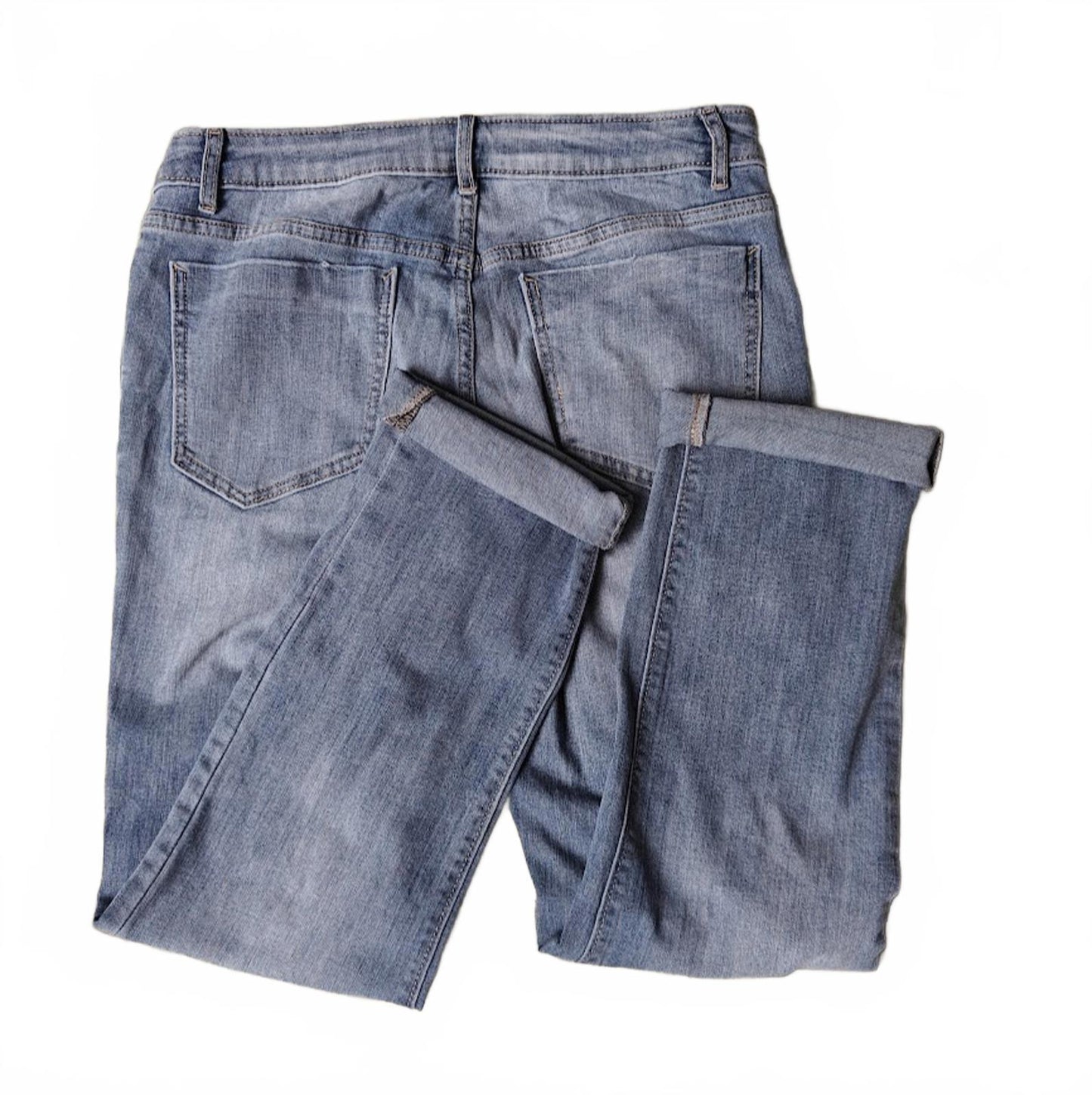 Vera Wang Roll Cuff Capri Jeans - Size 10