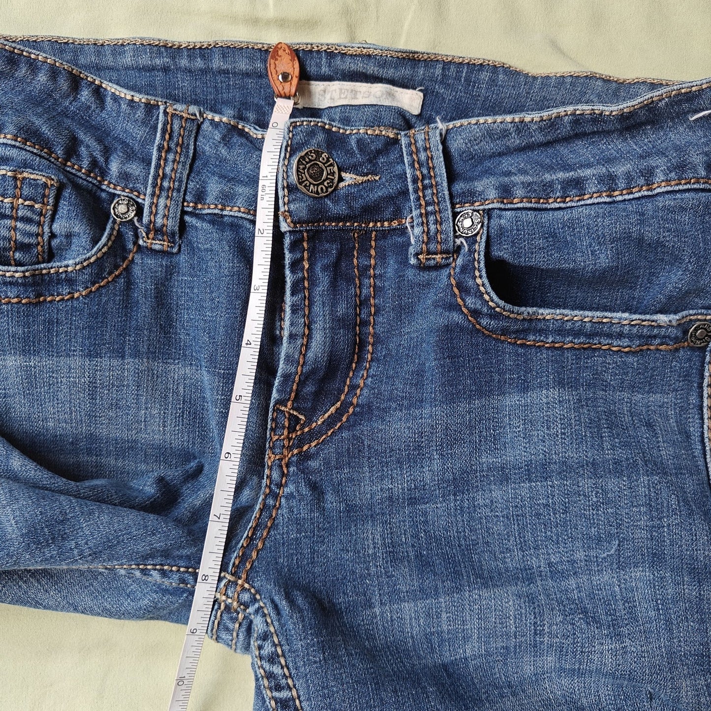 Stetson women’s bootcut jeans size 10 Long dark wash western denim