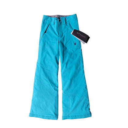 Spyder Youth XS Ski Snow Pants Aqua Blue NWT Insulated Waterproof