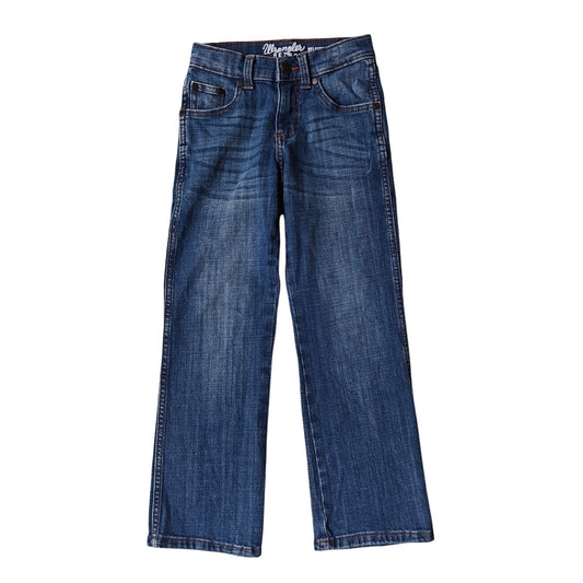 Wrangler Retro Boys Jeans 8 Slim Relaxed Bootcut Blue Denim Western