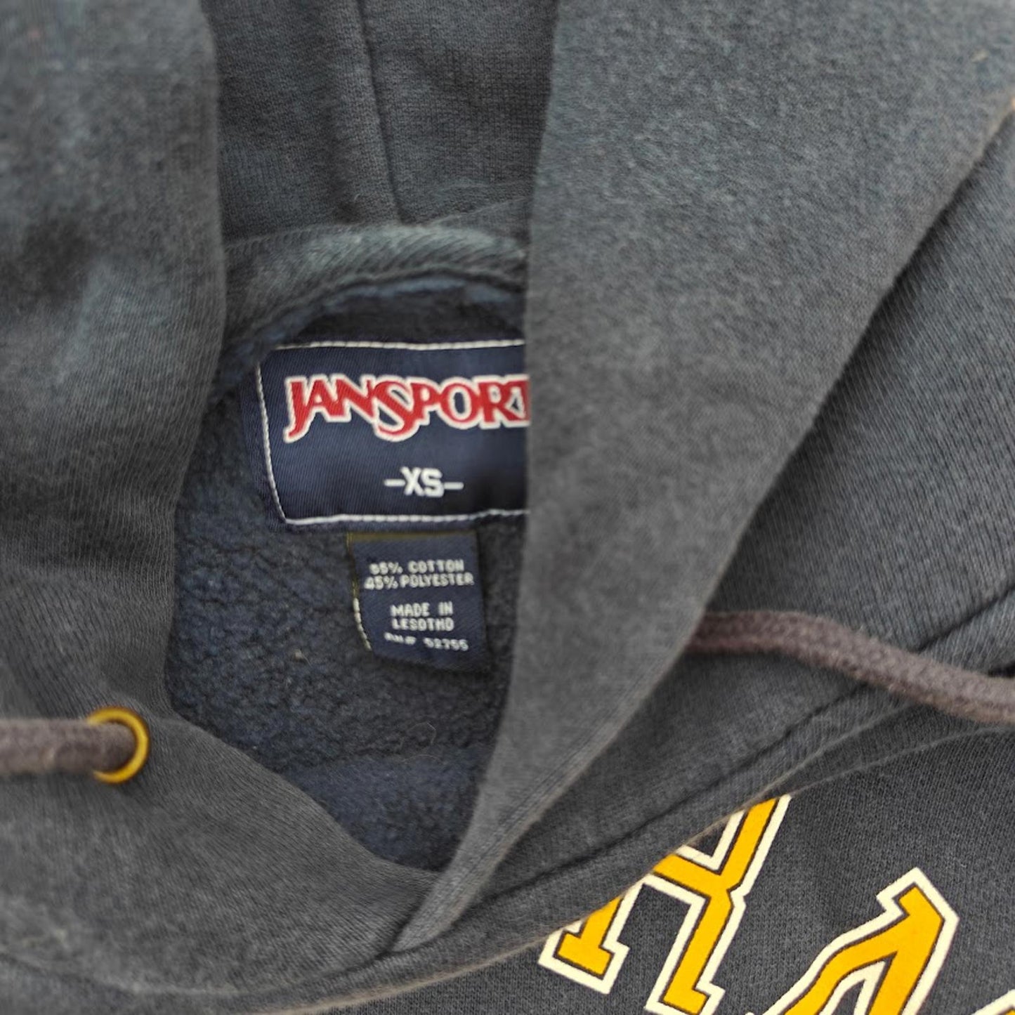 UC Santa Cruz Jansport Hoodie Navy Blue College Sweatshirt Size XS