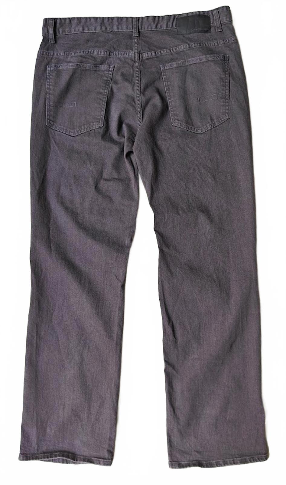Calvin Klein Men's Straight Leg Gray Jeans - Size 36/30
