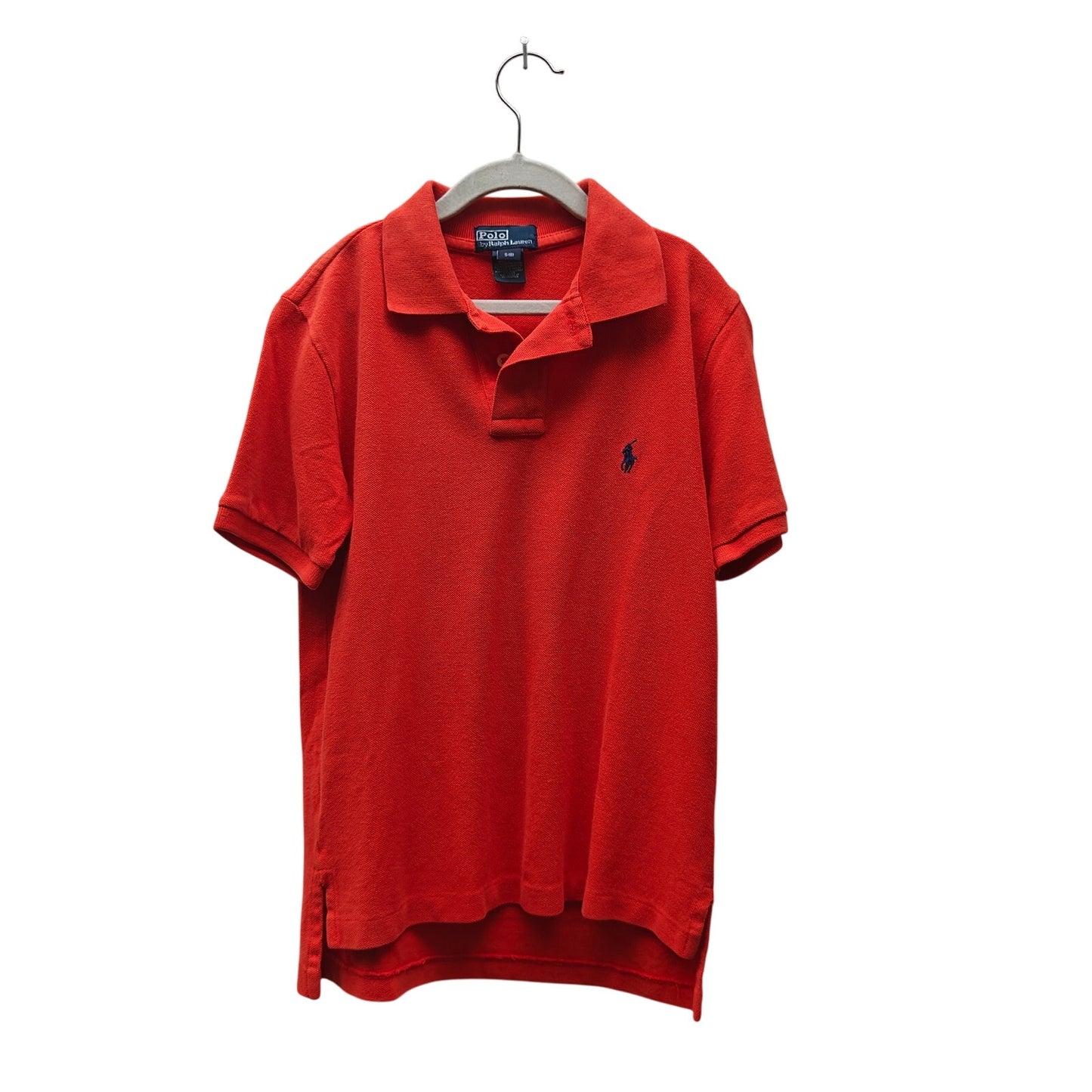 Polo Ralph Lauren Kids Orange Cotton Polo Pony Logo, Short Sleeve, Classic Fit