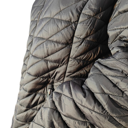 Free Country Black Quilted Hooded Long Puffer Jacket Women’s M