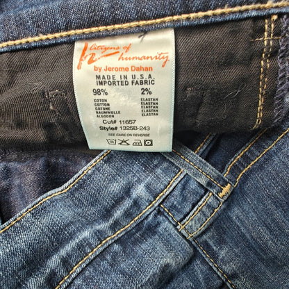 Citizens of Humanity Bootcut Jeans Size 32 Made in USA Blue Stretch Denim