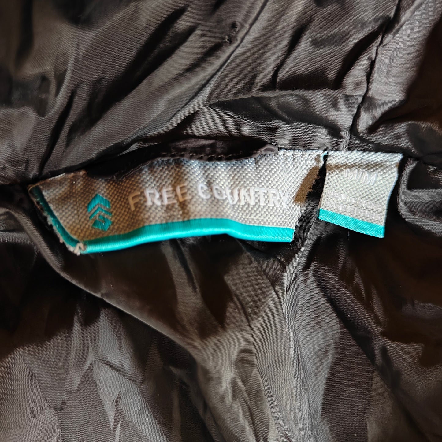 Free Country Black Quilted Hooded Long Puffer Jacket Women’s M