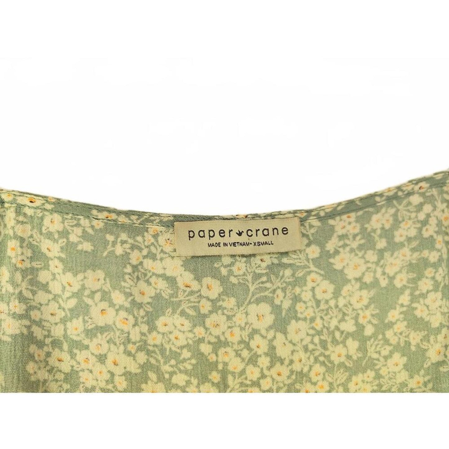 Paper Crane Floral Button Cami Tank Top Size XS