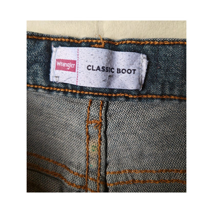 Wrangler Boys Jeans 14 Slim Classic Bootcut Blue Denim Western Cowboy