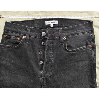 RE/DONE High-Rise Stove Pipe Jeans - Women’s 28