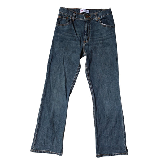 Wrangler Boys Jeans 14 Slim Classic Bootcut Blue Denim Western Cowboy