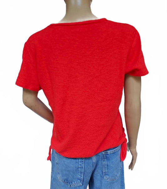 Madewell Red Knit Short Sleeve Top Women’s - Size S