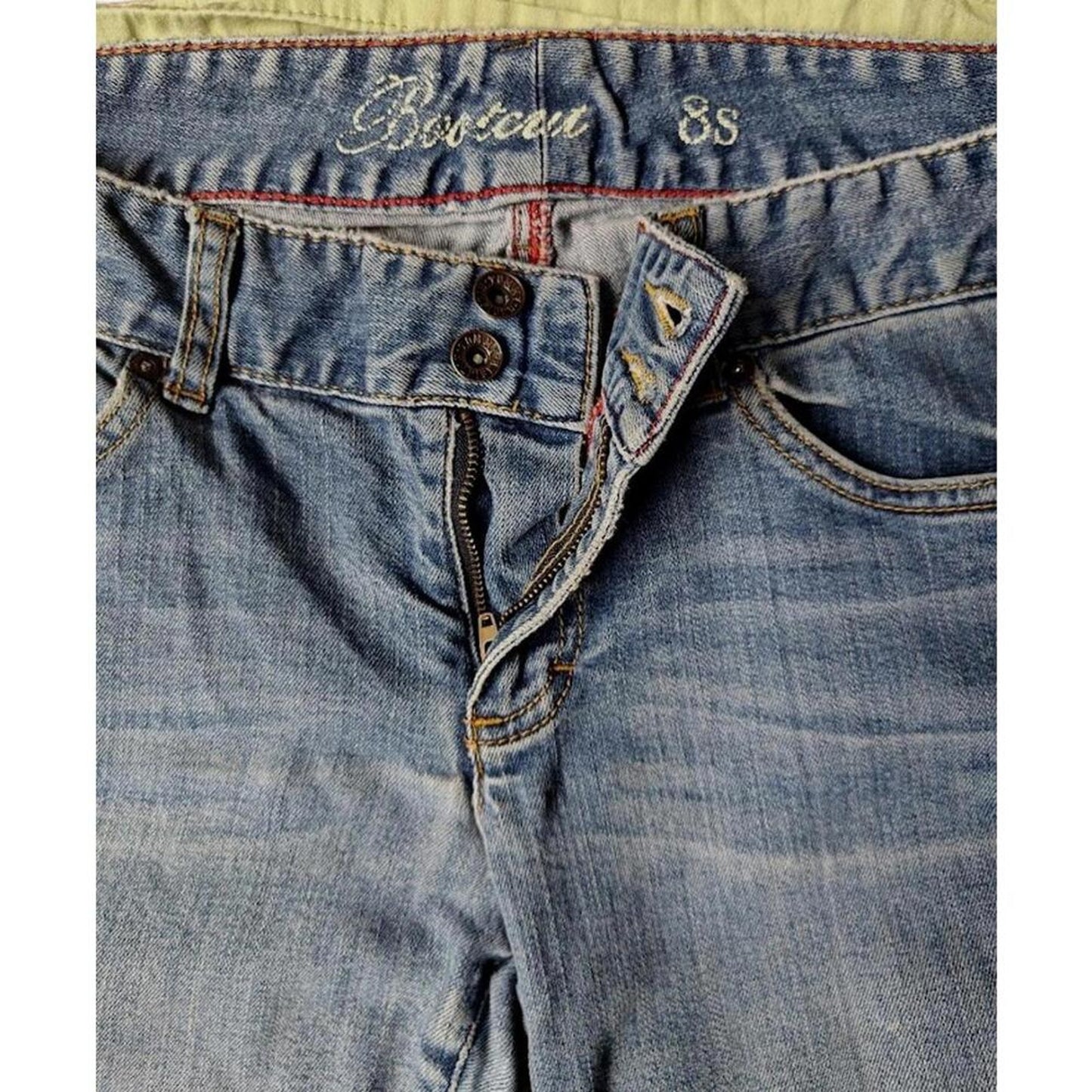 Tommy Hilfiger Low Rise Boot Cut Jeans - Size 8S