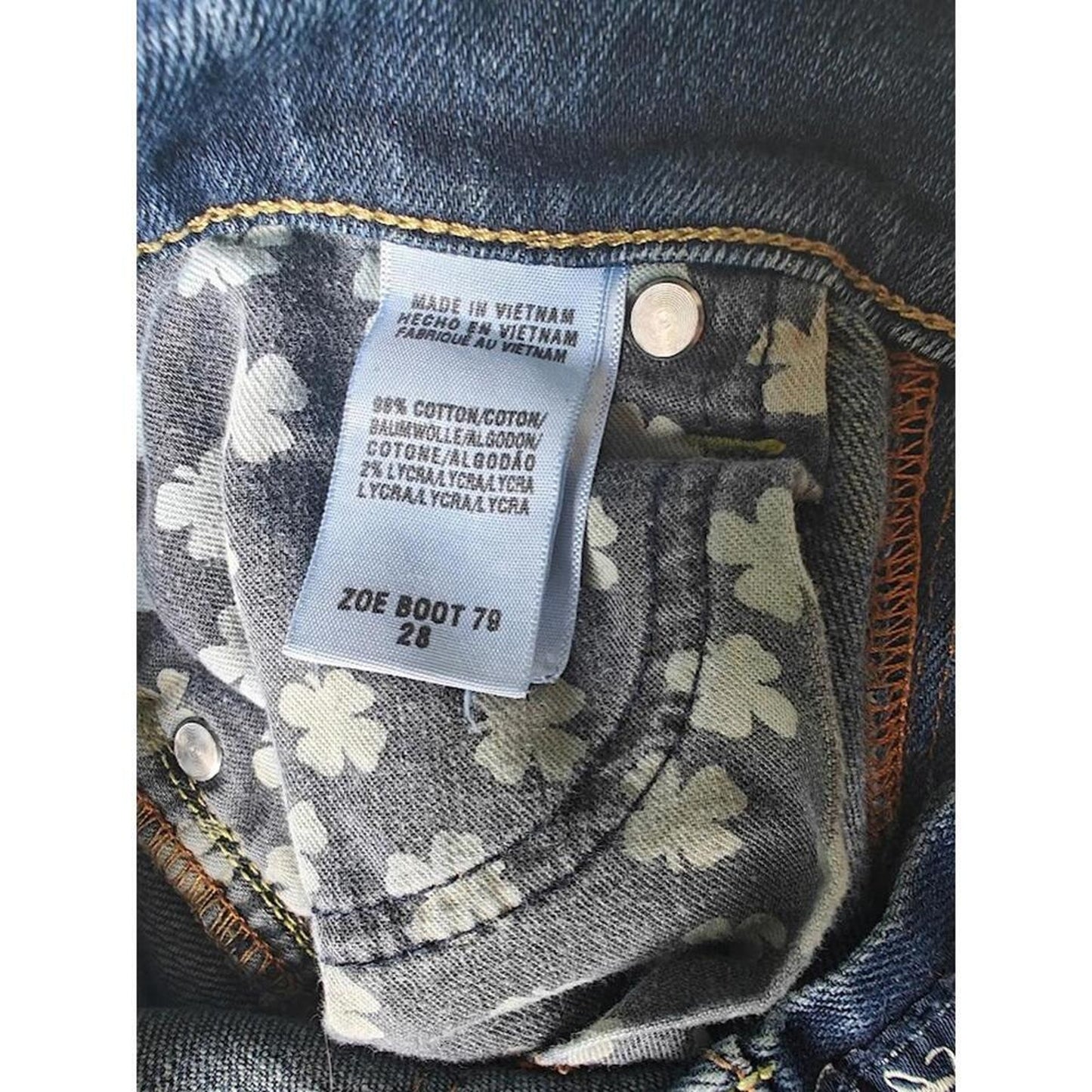 Lucky Brand Zoe Boot Cut Low Rise Jeans - Size 6