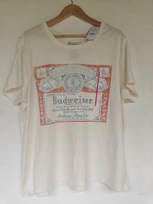 Budweiser Vintage Style T-Shirt - Size XXL