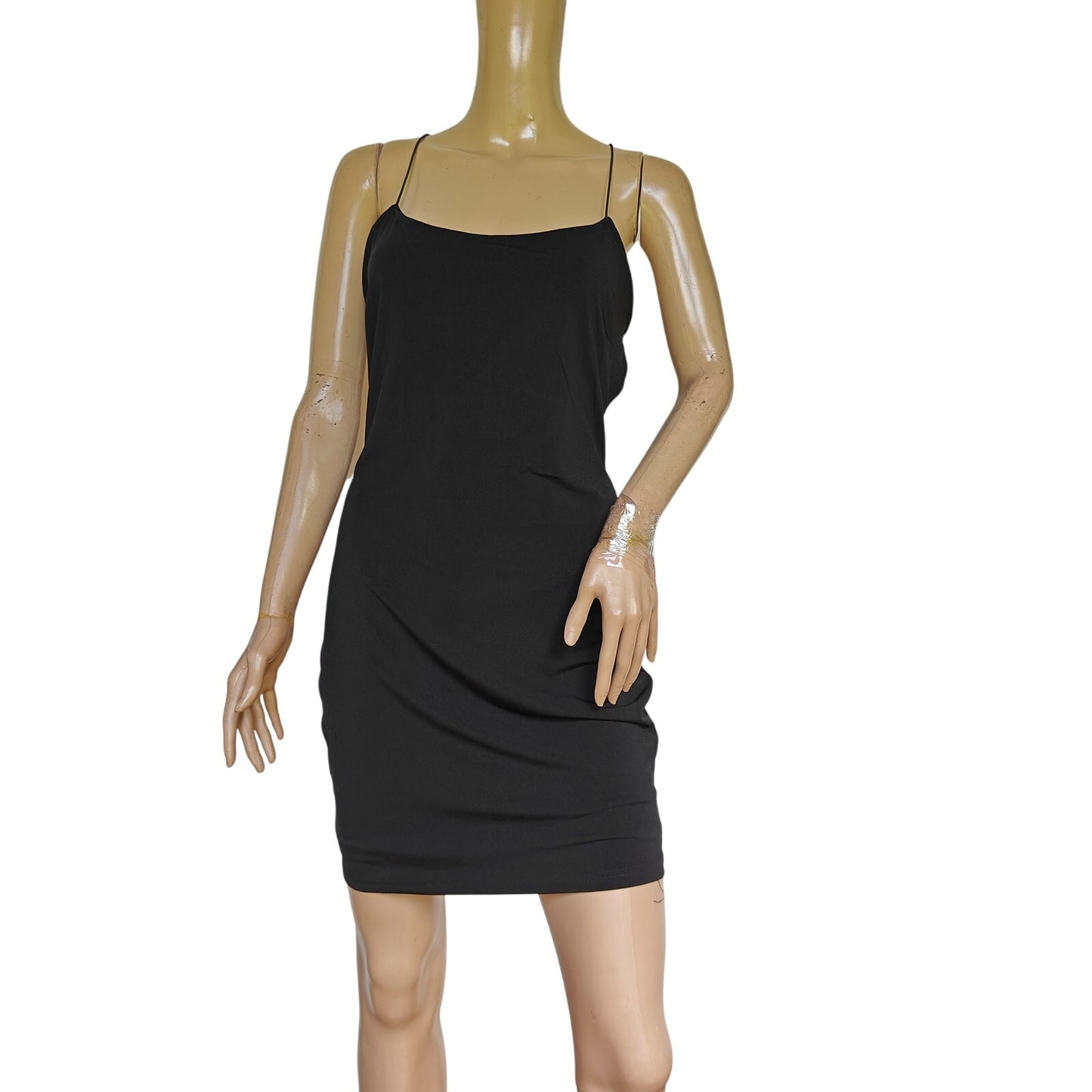 Just Quelle Black Strappy Backless Mini Dress NWT Sexy Bodycon Party Clubwear